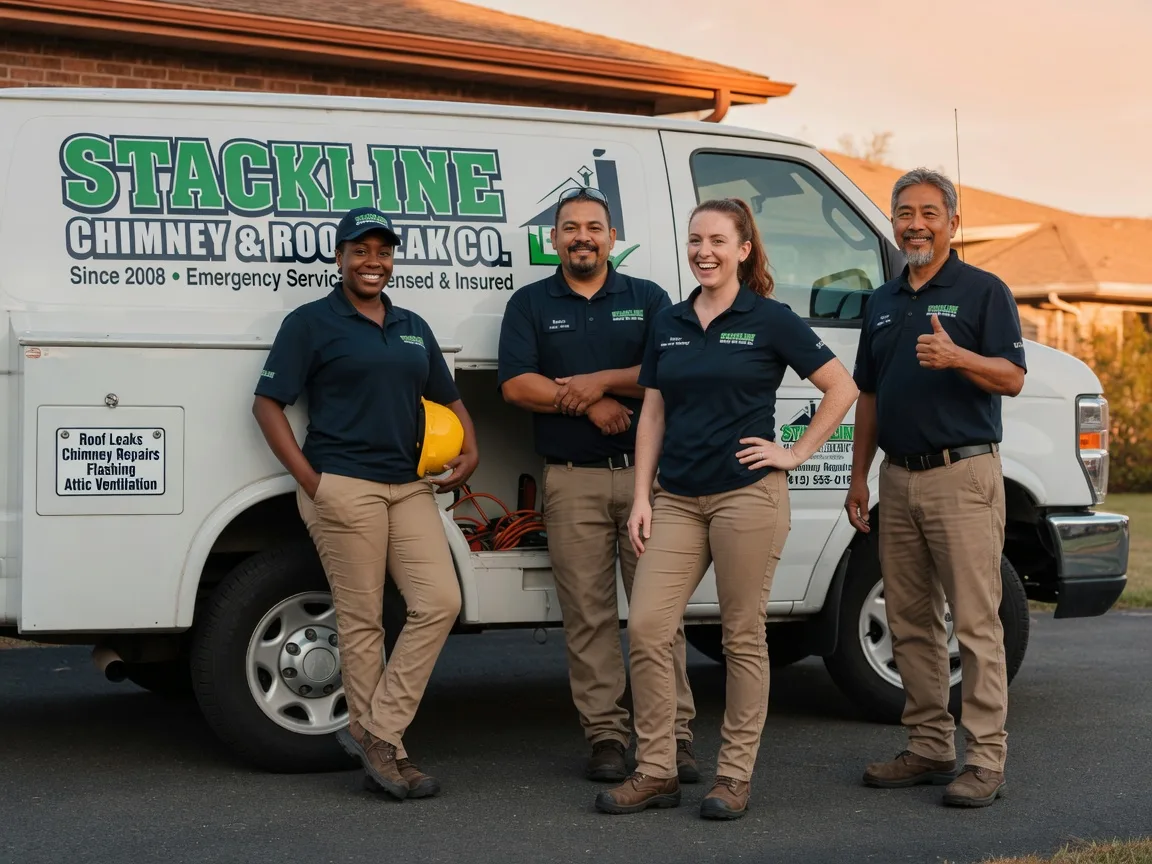 Chimney flashing repair company in Crosby, MN